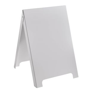 Kundenstopper PS-STOP Outdoor 50,8 x 80 cm, zum Folieren, weiß 