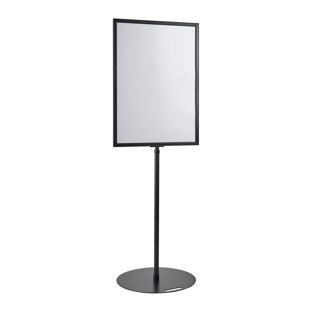 Plakatständer A1, höhenverstellbar, schwarz schwarz 