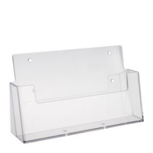 Prospekthalter, Polystyrol, Taymar 1 x A5  | Querformat 