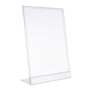 L-Aufsteller, A4, hoch, PS + PVC 