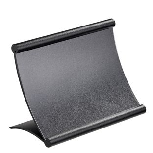 Tischaufsteller Alu 120 x 80 mm  | schwarz 