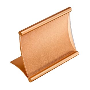 Tischaufsteller Alu 120 x 80 mm  | gold 