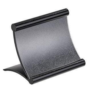 Tischaufsteller Alu schwarz | 50 x 70 mm
