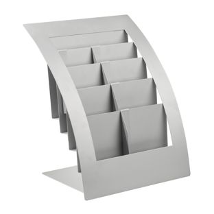 Tischprospekthalter VARIA, A4/ A5/ DIN lang, Fächer  5 