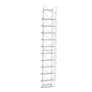 Wandprospekthalter aus Draht, 11 x A4 
