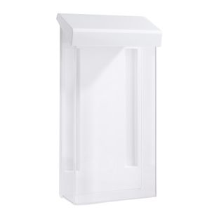 Flyerbox mit Deckel, DIN lang, weiß 