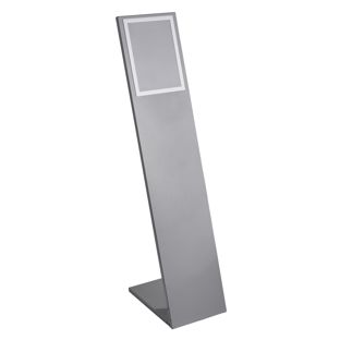 Infoständer A4 PLANAR mit Magnetrahmen silber 