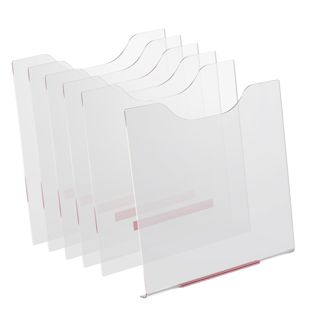 Fronthalterung für Prospektständer PLANAR, transparent 
