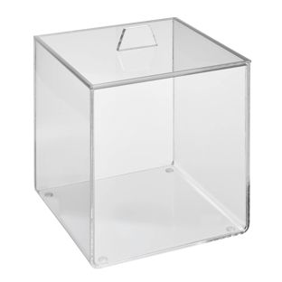 Acrylbox mit Deckel 150 x 150 x 150 mm  | aufliegender Deckel 