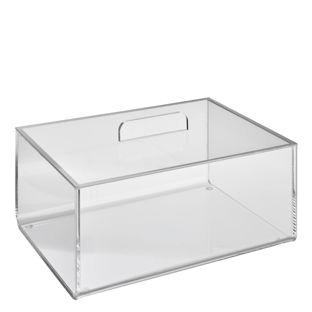 Acrylbox mit Deckel 240 x 175 x 100 mm  | aufliegender Deckel 