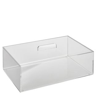 Acrylbox mit Deckel 300 x 200 x 100 mm  | aufliegender Deckel 