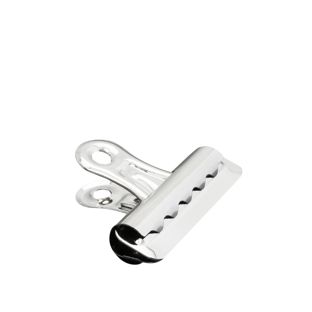Briefklemmer mit Federclip, Metall 54 x 44 mm 