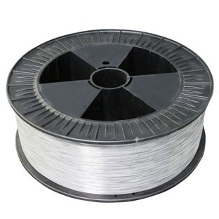 Heftdraht aus Eisen silber  | No. 24 - ⌀ 0,60 mm  | Spule mit ca. 15 kg 