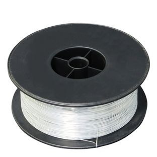Heftdraht aus Eisen silber  | No. 25 - ⌀ 0,55 mm  | Spule mit ca. 2 kg 