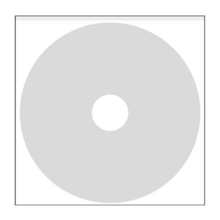 CD-Taschen, selbstklebend, transparent 