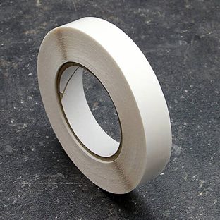 Doppelseitiges PET-Klebeband mit Fingerlift, eine Seite schwach haftend, TSAM05-FL 12 mm | 50 m