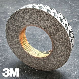 3M 9086, Doppelseitiges Papiervlies-Klebeband, sehr starker Acrylatklebstoff 19 mm