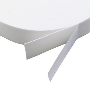Doppelseitiges PE-Schaumklebeband, weiß, 1 mm dick, stark haftend, EL100 40 mm