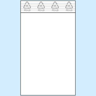 Druckverschlussbeutel, PE-Folie 50 µm | 40 x 60 mm 