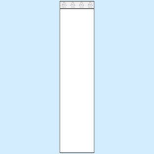 Druckverschlussbeutel, PE-Folie 50 µm | 40 x 170 mm 