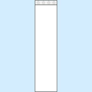 Druckverschlussbeutel, PE-Folie 50 µm | 50 x 170 mm 