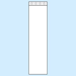 Druckverschlussbeutel, PE-Folie 50 µm | 60 x 230 mm 
