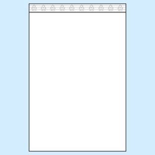 Druckverschlussbeutel, PE-Folie 50 µm | 280 x 400 mm 