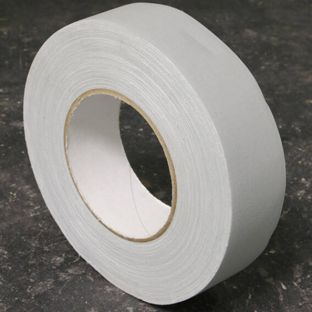 Gewebeband einseitig klebend, Fälzelband grau  | 30 mm