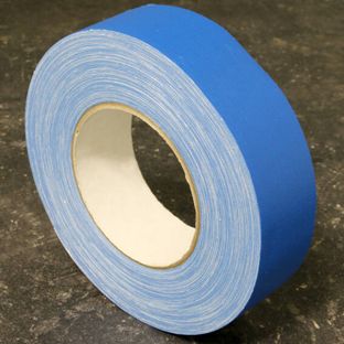Gewebeband einseitig klebend, Fälzelband blau  | 50 mm