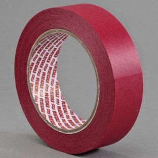 REGUtaf H3 Fälzelband, Spezialfaserpapier, fein genarbt rot  | 30 mm