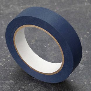 Best Price Fälzelband, Spezialpapier, Leinenstruktur blau  | 19 mm