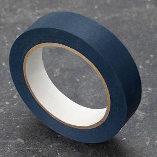 Best Price Fälzelband, Spezialpapier, Leinenstruktur blau  | 25 mm