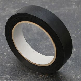 Best Price Fälzelband, Spezialpapier, Leinenstruktur schwarz  | 30 mm
