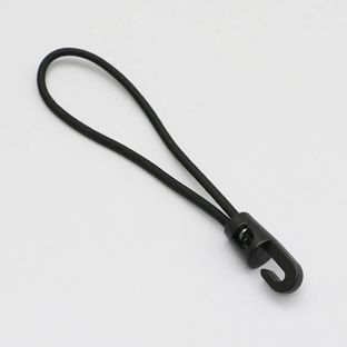Gummispanner mit Haken 150 mm | schwarz 