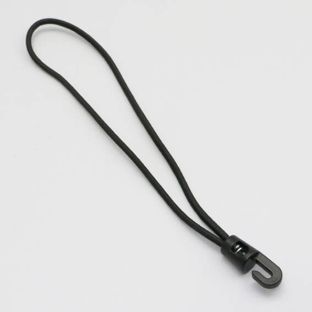 Gummispanner mit Haken 250 mm | schwarz 