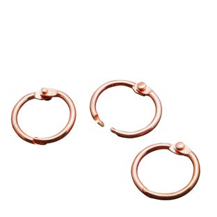 Heftringe Metall 14 mm - offen geliefert  | kupfer 