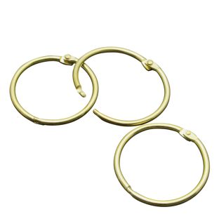 Heftringe Metall 38 mm  | gold 
