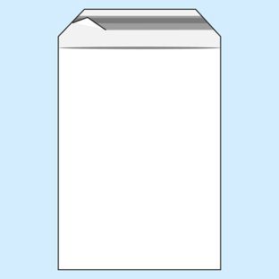 Klappenbeutel, wiederverschließbar, PE-Folie, transparent 119 x 162 mm - C6  | 35 µm