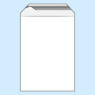 Klappenbeutel, wiederverschließbar, PE-Folie, transparent 400 x 500 mm  | 50 µm