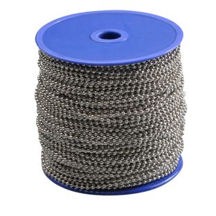 Kugelketten auf Rolle 100 m | 2.4 mm | silber  | Metall 