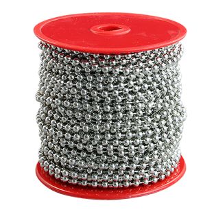 Kugelketten auf Rolle 20 m | 5 mm | silber  | Metall 