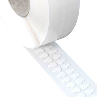 Doppelseitige Reinacrylat-Klebepunkte, 1 mm dick, stark/stark 15 mm | 3000 Stk