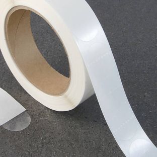 Klebepunkte, einseitig stark haftend, perforiert 20 mm | 1000 Stk