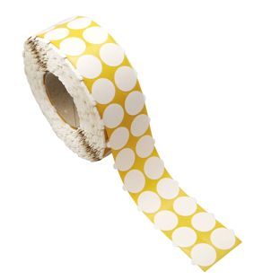 Doppelseitige Papiervlies-Klebepunkte, stark/stark 40 mm | 2500 Stk