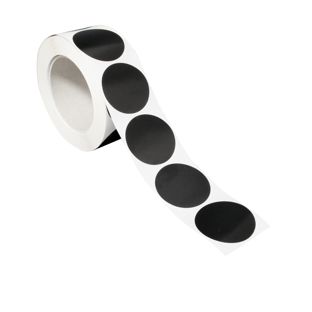 Markierungspunkte aus Papier schwarz  | 40 mm