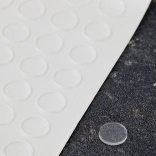 Elastikpuffer, Scheibe, selbstklebend 10 mm | transparent 