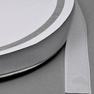 Klettband zum Nähen, Haken (Rolle mit 25 m) 30 mm | weiß 