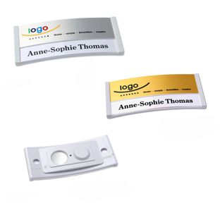 Namensschilder polar® alu-print Magnet 