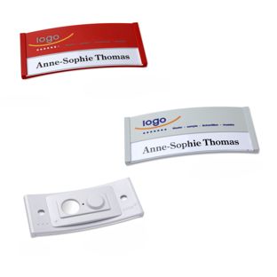 Namensschilder polar® color-print Magnet 