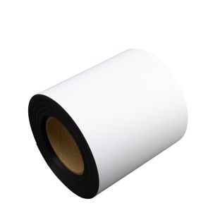 Magnetband farbig 150 mm | weiß  | 10 m | 1 mm